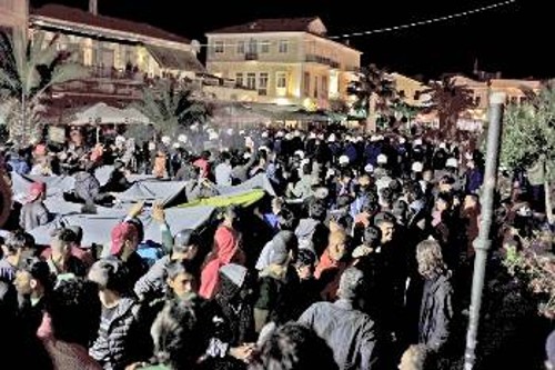 Από το βράδυ της επίθεσης που δέχτηκαν οι μετανάστες