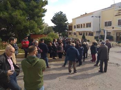 Στιγμιότυπο από την κινητοποίηση