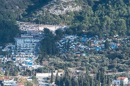 Αποψη του υπερκορεσμένου «hot spot» της Σάμου