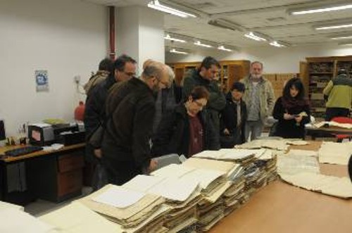 Από την ξενάγηση στους χώρους των ΓΑΚ