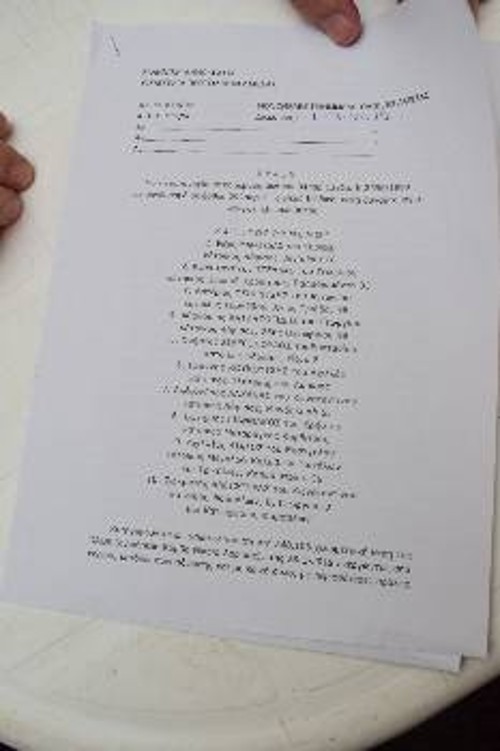 Απαράδεκτα κλητήρια θεσπίσματα σε βάρος του αγώνα των αγροτών
