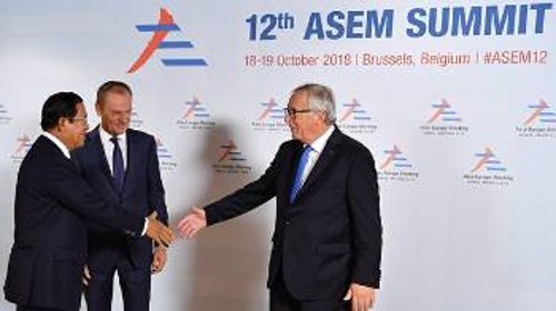 Από τη 12η Σύνοδο ΕΕ - Ασίας (ASEM) τον Οκτώβρη του 2018