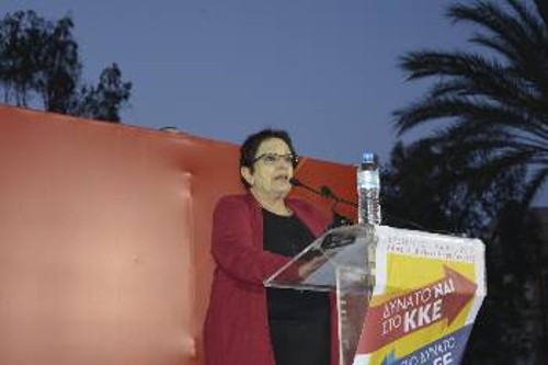 Η Αλέκα Παπαρήγα