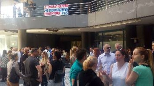 Από τις χτεσινές κινητοποιήσεις σε Θεσσαλονίκη...