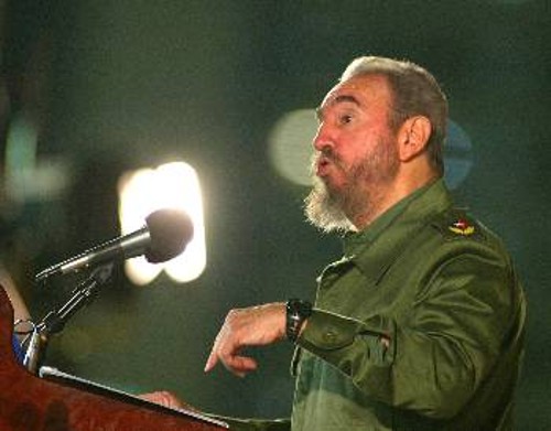 Ο Φιντέλ ως Πρόεδρος της χώρας, το 2003