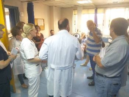 Κάλεσμα αποφασιστικής ενίσχυσης του ΚΚΕ απευθύνουν στους συναδέλφους τους οι κομμουνιστές υγειονομικοί