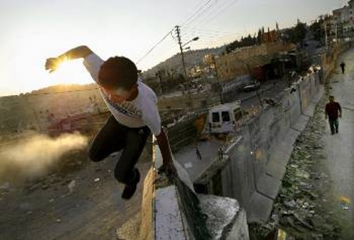 Το τείχος του αίσχους των Ισραηλινών, μαρτυρά την κατοχή