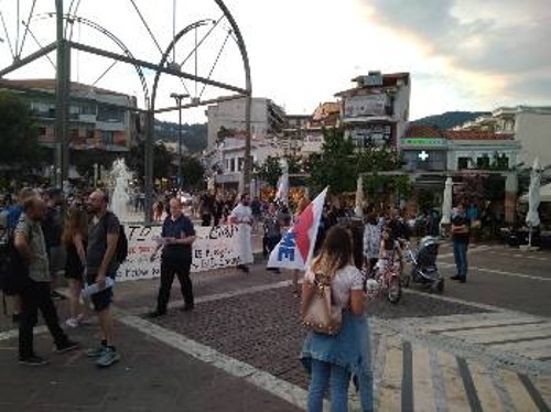 Από την εξόρμηση στην κεντρική πλατεία της Ξάνθης