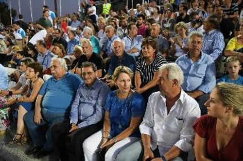 Ο δήμαρχος Πάτρας Κώστας Πελετίδης στην τελετή έναρξης των αγώνων