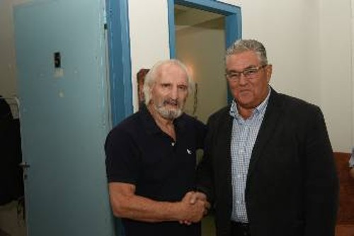 Με τους Ν. Τσακίρογλου και Δ. Πιατά