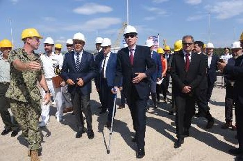 Από προηγούμενη «επιθεώρηση» του Πάιατ στο λιμάνι της Αλεξανδρούπολης