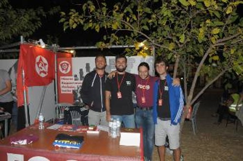 Η αντιπροσωπεία και το περίπτερο του FGC στο 45ο Φεστιβάλ ΚΝΕ - «Οδηγητή»