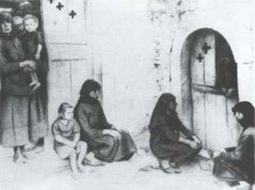 Οι σταυροί στα σπίτια είναι τόσοι όσα και τα θύματα που είχε το κάθε σπίτι...