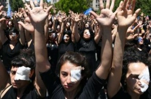 Από τη διαμαρτυρία στις 10/12 στο Σαντιάγκο της Χιλής ενάντια στην κρατική καταστολή