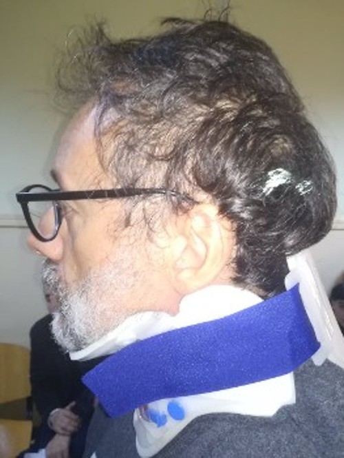 Ο σκηνοθέτης Δημήτρης Ινδαρές που δέχτηκε την επίθεση από τους αστυνομικούς