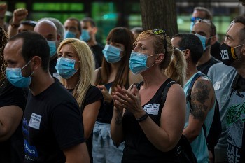 Από διαμαρτυρία των εργαζομένων της «Nissan» στην Ισπανία