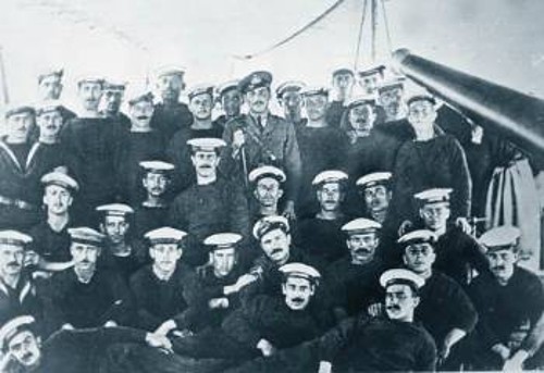 Ελληνες ναύτες στη Σεβαστούπολη το 1919, στην εκστρατεία των χωρών της Αντάντ ενάντια στην Οχτωβριανή επανάσταση