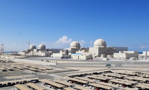 Ο πυρηνικός σταθμός Μπαρακά στα Ηνωμένα Αραβικά Εμιράτα
