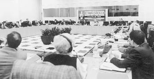 Από τις εργασίες της συνόδου της εκτελεστικής επιτροπής του παγκόσμιου συμβουλίου Ειρήνης στην Αθήνα