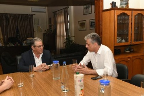 Με τον δήμαρχο Ορεστιάδας