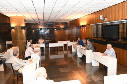 Από τη συνάντηση με τους εκπροσώπους των αθλητικών Ομοσπονδιών