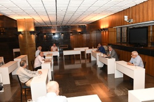 Από την πρόσφατη συνάντηση του ΓΓ της ΚΕ του ΚΚΕ, Δ. Κουτσούμπα, με εκπροσώπους αθλητικών ομοσπονδιών