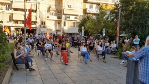 Από την πρόσφατη συγκέντρωση στον Κολωνό