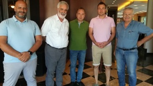 Από τη συνάντηση του Γ. Ντουνιαδάκη με την Ενωση Στρατιωτικών Χανίων