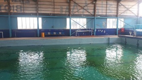 Η εσωτερική πισίνα του Κολυμβητηρίου Χανίων