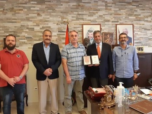 Από τη συνάντηση του Παλαιστίνιου πρέσβη με αντιπροσωπεία του ΠΑΜΕ