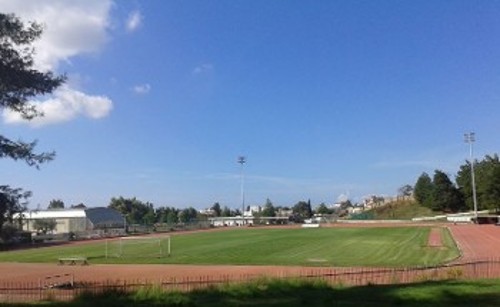 Το ανοιχτό γήπεδο ποδοσφαίρου και στίβου του Αθλητικού Κέντρου Αμαλιάδας