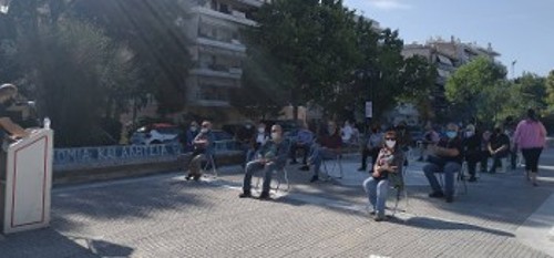 Από τη σύσκεψη στην Καλλιθέα