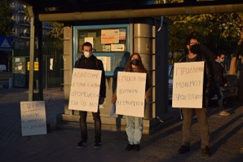 Από την πρόσφατη παρέμβαση σωματείων και φορέων της Θεσσαλονίκης για τις αστικές συγκοινωνίες