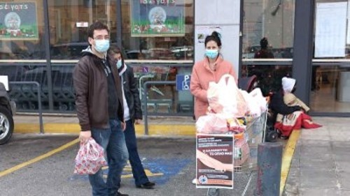 Από τη μέρα αλληλεγγύης που οργάνωσε το Σάββατο το Εργατικό Κέντρου Λαυρίου - Αν. Αττικής