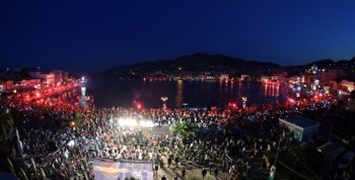 Από το περσινό Αντιιμπεριαλιστικό Διήμερο της ΚΝΕ στη Λέσβο