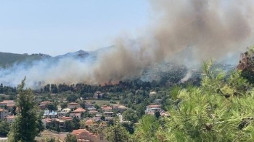 Στάχτη και πάλι χιλιάδες στρέμματα δάσους στην Αττική (από την πυρκαγιά στη Σταμάτα)