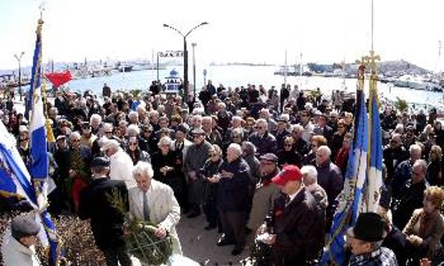 Αποψη από την εκδήλωση στο Λαύριο