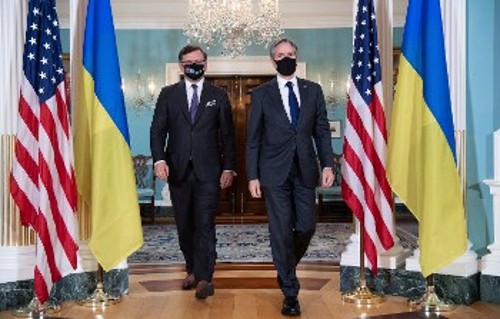 Από την συνάντηση των υπουργών Εξωτερικών ΗΠΑ - Ουκρανίας στις αρχές Αυγούστου στην Ουάσιγκτον