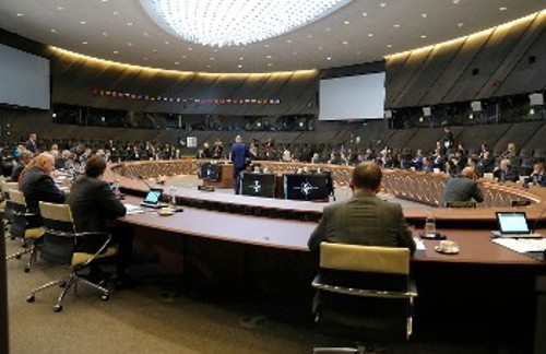 Από τη χτεσινή συνεδρίαση των συμβούλων Εθνικής Ασφάλειας των κρατών - μελών του ΝΑΤΟ στις Βρυξέλλες