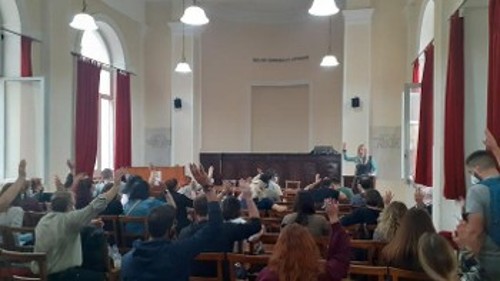 Από τη Γενική Συνέλευση του Συλλόγου Εμποροϋπαλλήλων Αθήνας