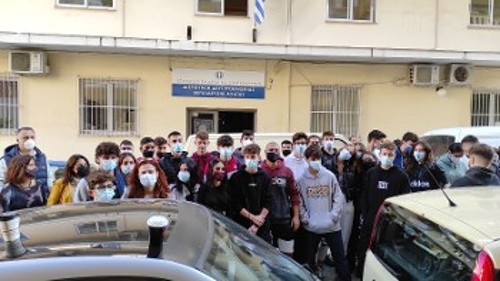 Από την κινητοποίηση των μαθητών της Πάτρας