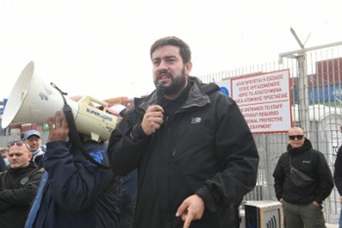 Ο πρόεδρος του Σωματείου Μάρκος Μπεκρής