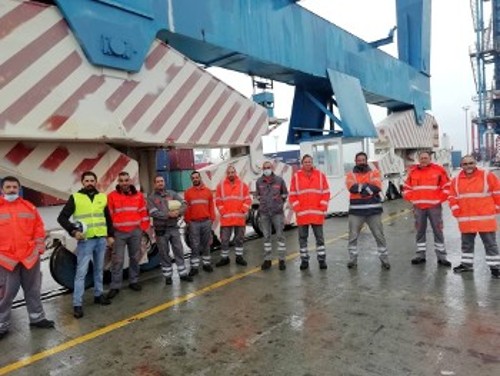 Από τη χτεσινή στάση εργασίας στο λιμάνι της Λεμεσού