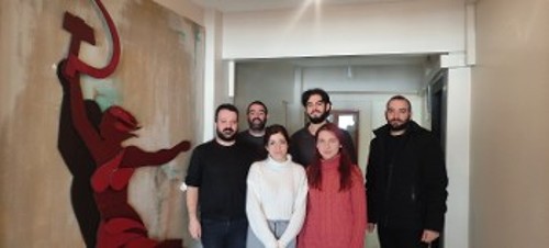 Από τη συνάντηση του Γραμματέα του ΚΣ της ΚΝΕ με τον Γενικό Γραμματέα της ΚΝ Τουρκίας