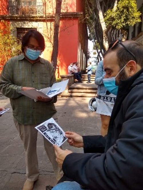 Επίσκεψη στην έκθεση χαρακτικών «Εργατική Δύναμη»