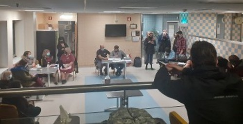 Από τη χτεσινή συνεδρίαση