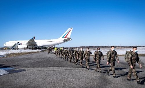 Νέες γαλλικές δυνάμεις φτάνουν στην Εσθονία, στο πλαίσιο της συνεχούς ενίσχυσης των ΝΑΤΟικών δυνάμεων στην Ανατολική Ευρώπη
