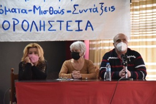 Από τη σύσκεψη για την οργάνωση της πάλης