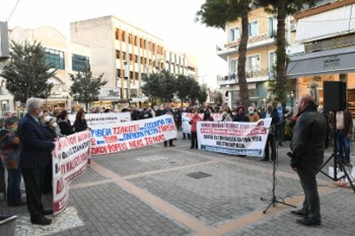 Από τη χτεσινή συγκέντρωση στη Νέα Ιωνία