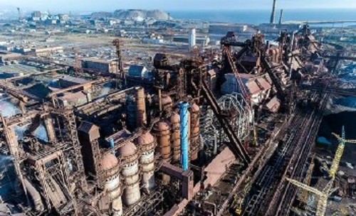 Το βιομηχανικό συγκρότημα Azovstal σε παλιότερη φωτογραφία